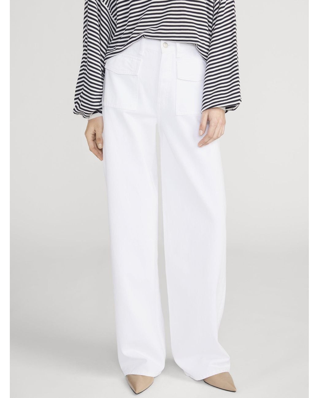 FRAME White The Collegiate Pocket Jean