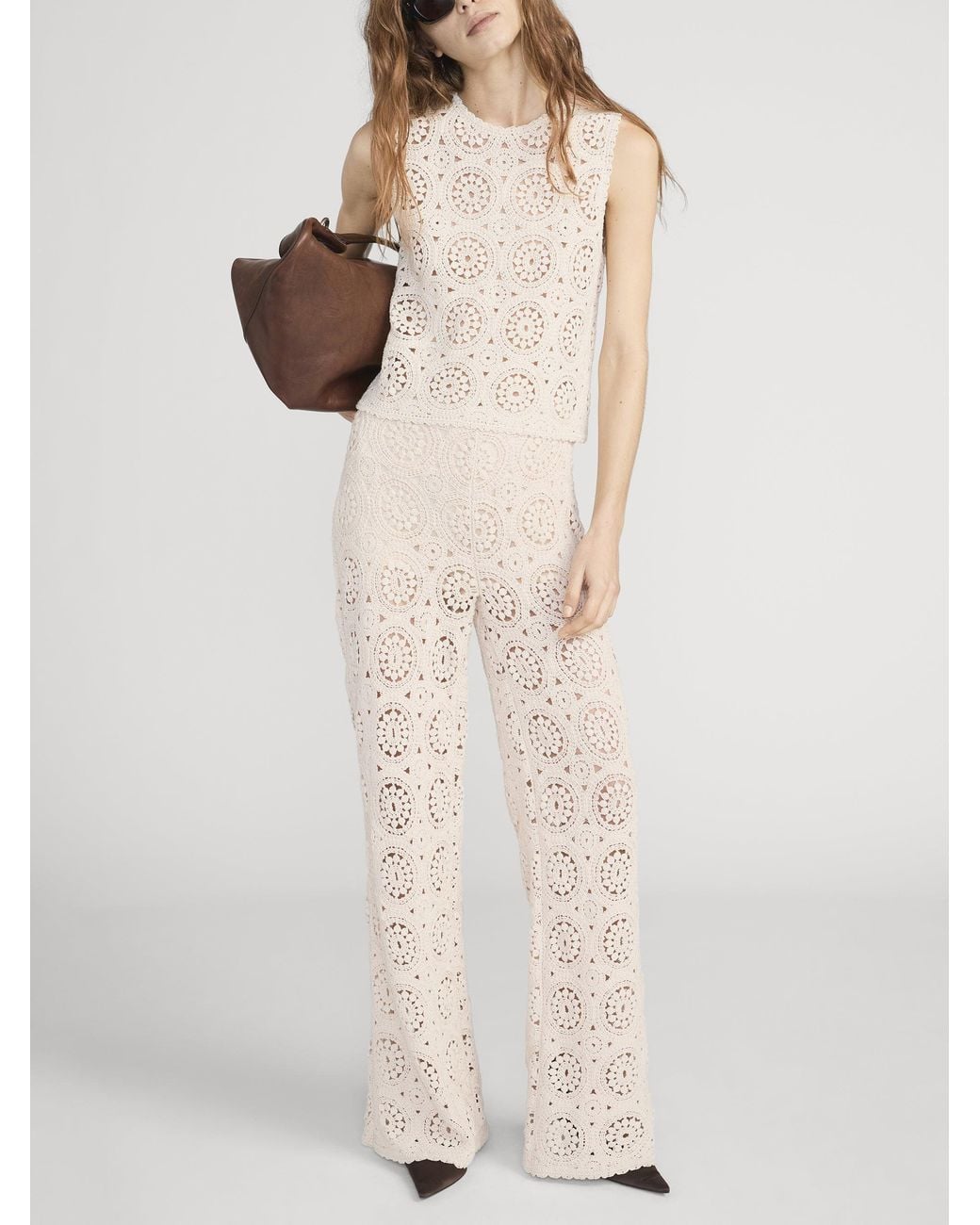 FRAME Natural The Crochet Tank