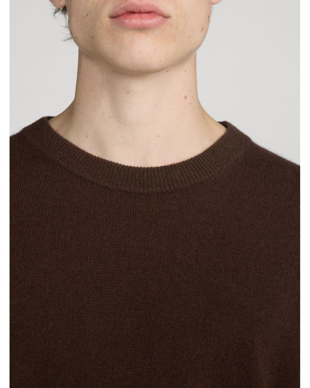 FRAME Brown Lightweight Cashmere Sweater for men