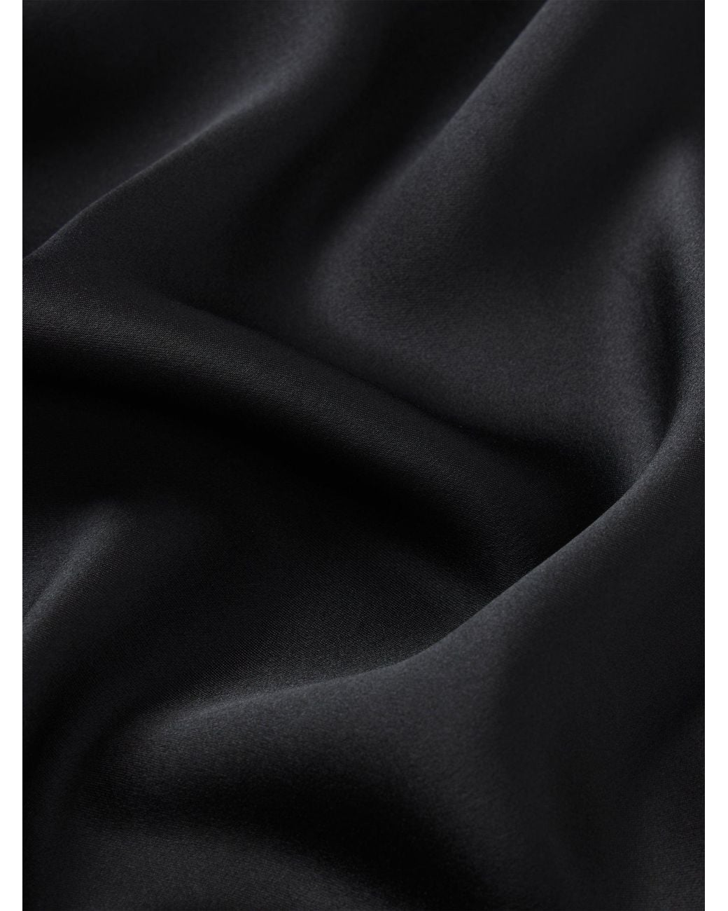 FRAME Black The Silk Lace Slip Dress