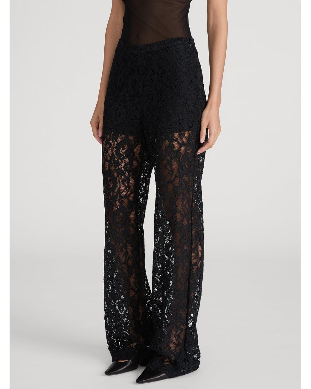 FRAME Black The Lace Pant