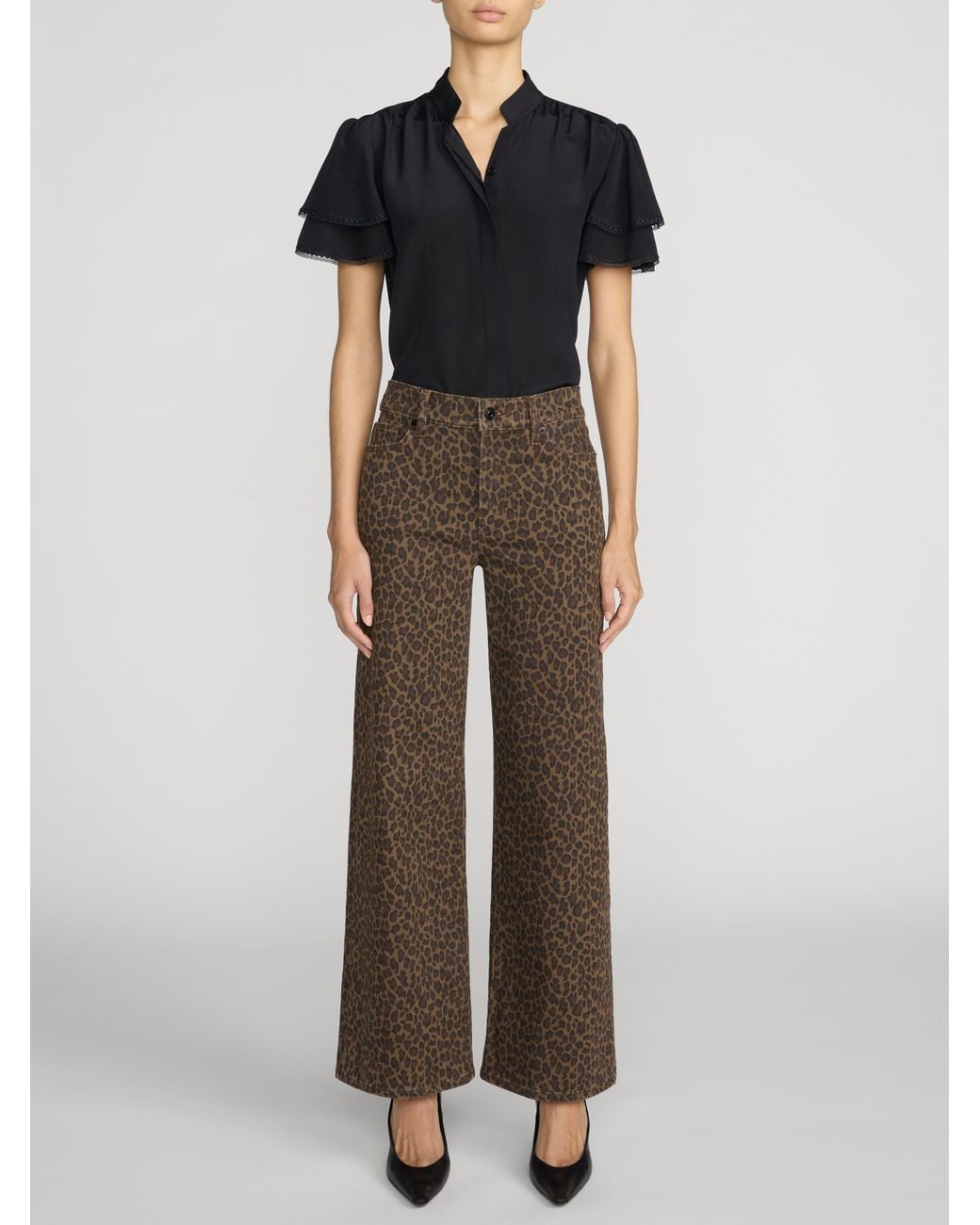 FRAME Brown Le Slim Palazzo