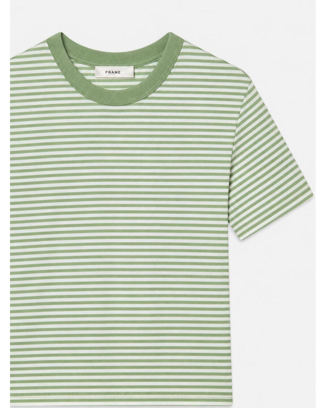 FRAME Green The Baby Tee