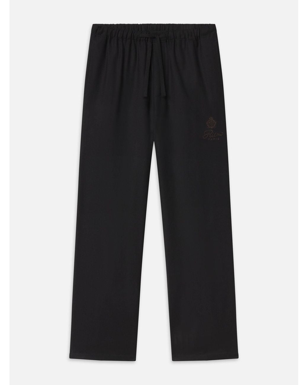 FRAME Black The Ritz Pyjama Pants for men
