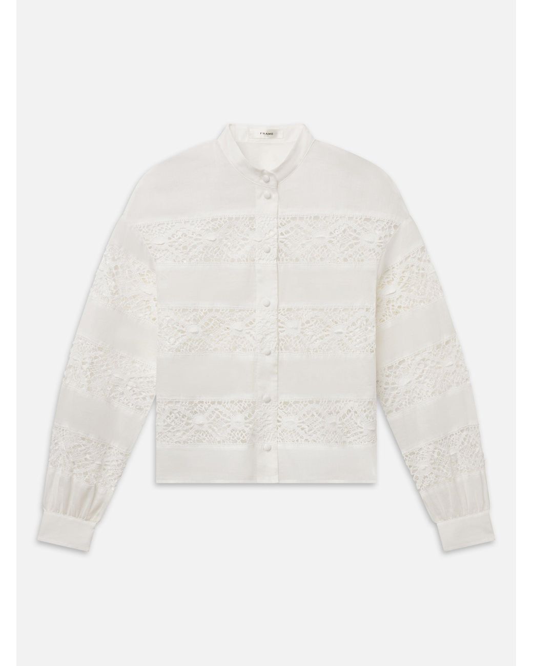 FRAME White The Statement Heirloom Shirt