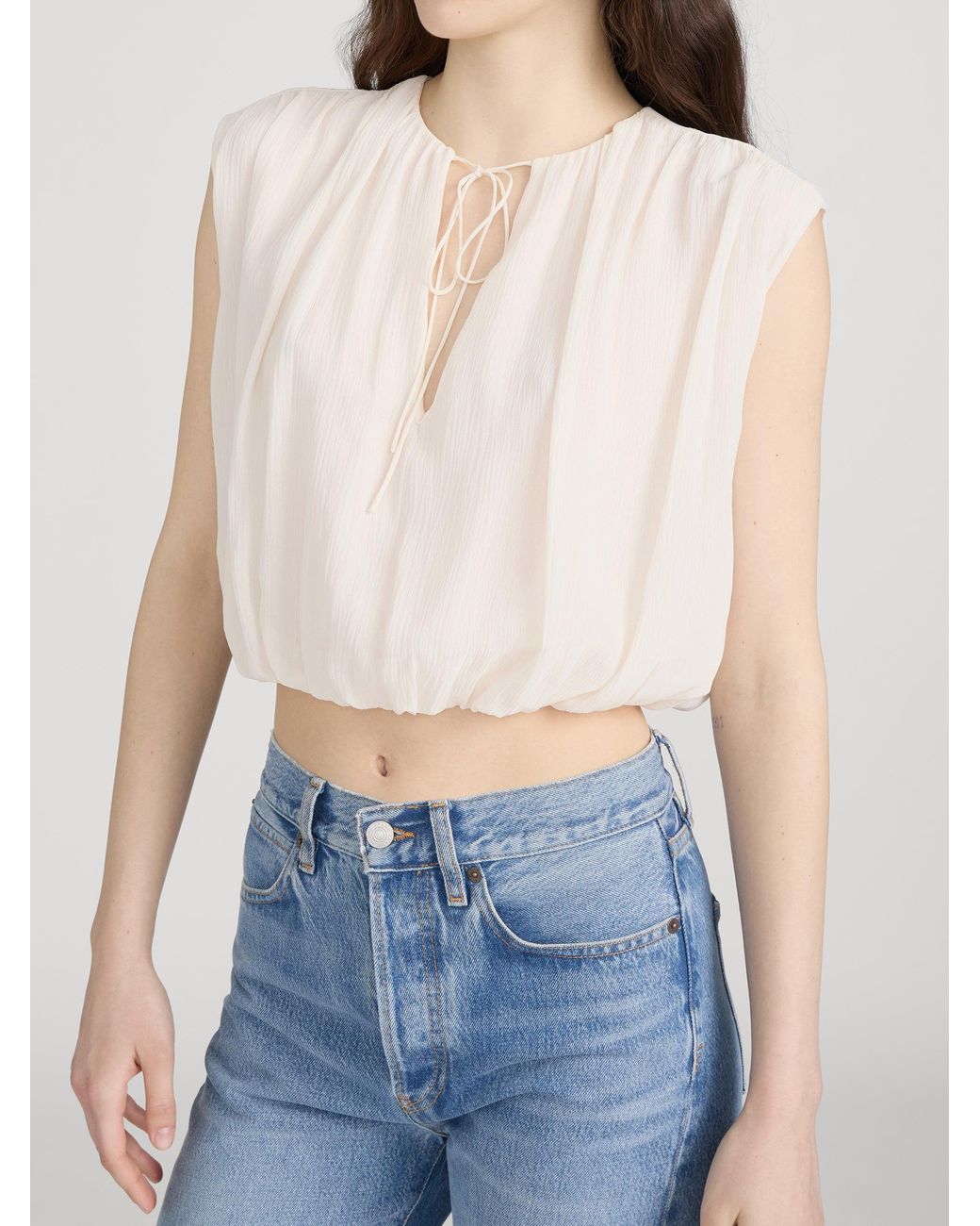 FRAME White The Wave Top