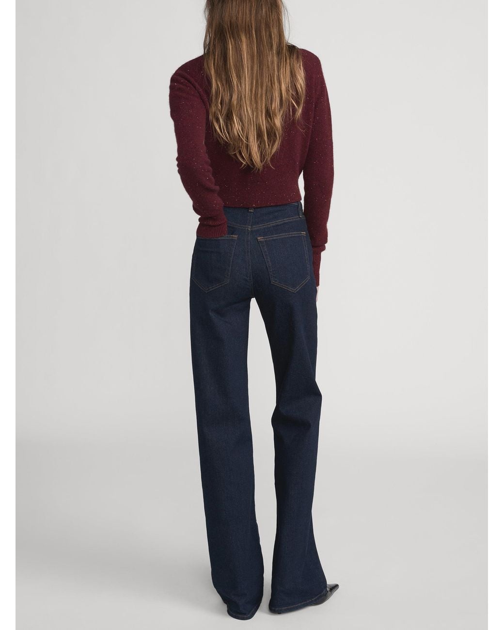FRAME Blue The Straight Trouser