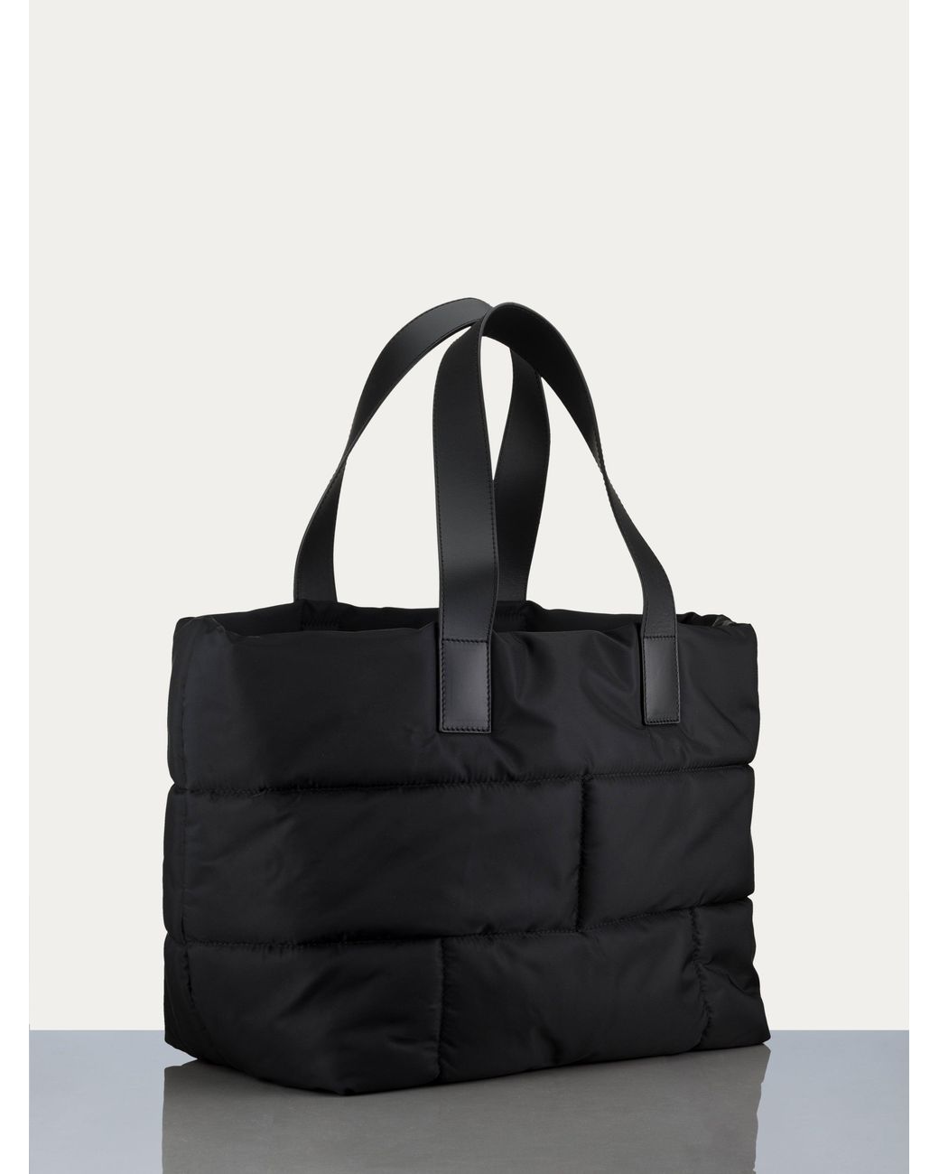 FRAME Black Nylon Quilted Plaque Tote for men
