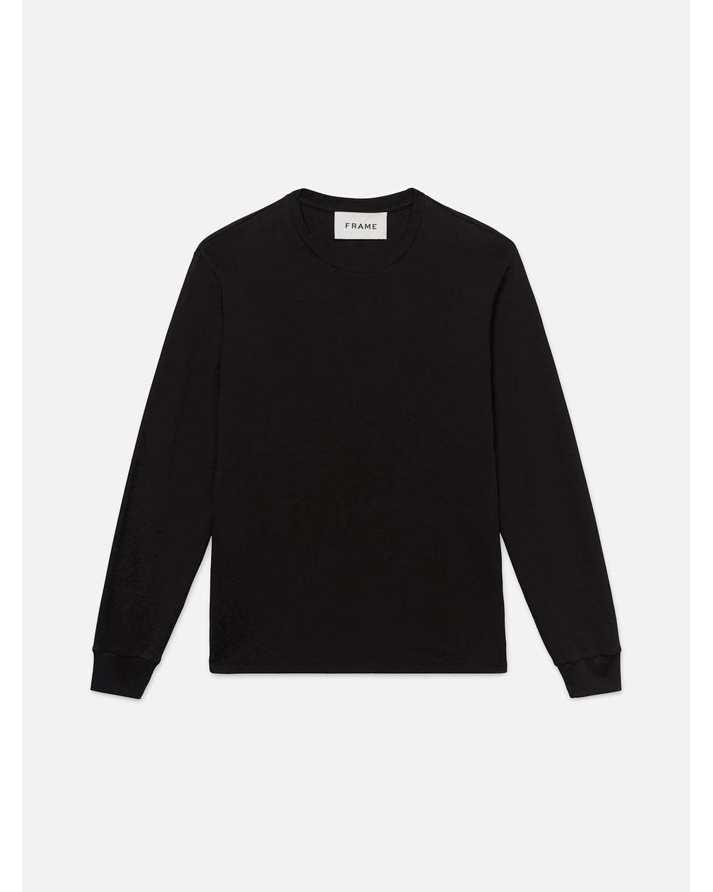 FRAME Blue Duo Fold Long Sleeve Tee for men