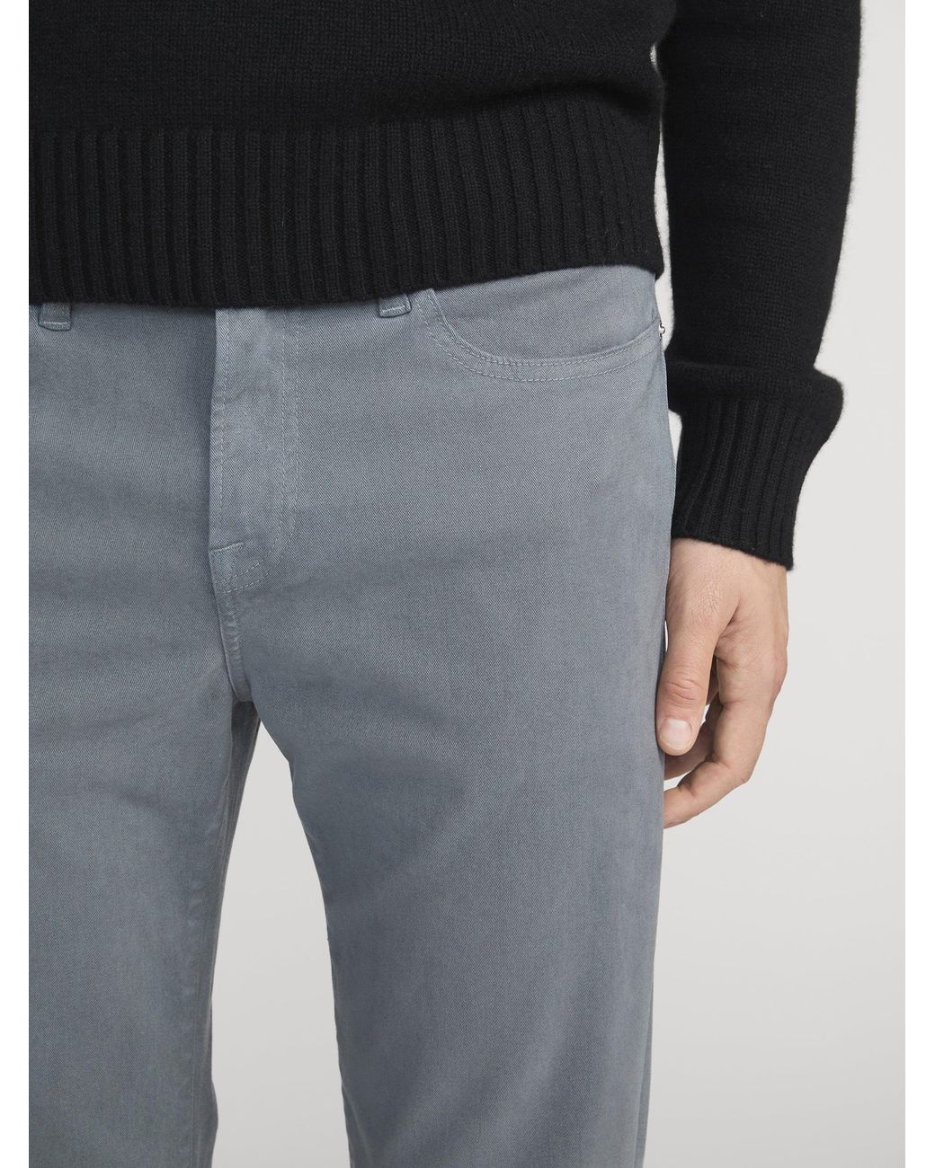 FRAME Gray L'homme Slim Brushed Twill for men