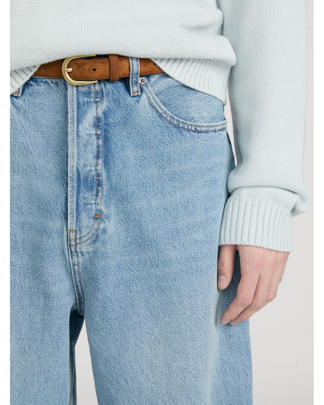 FRAME Blue Baggy Jean for men