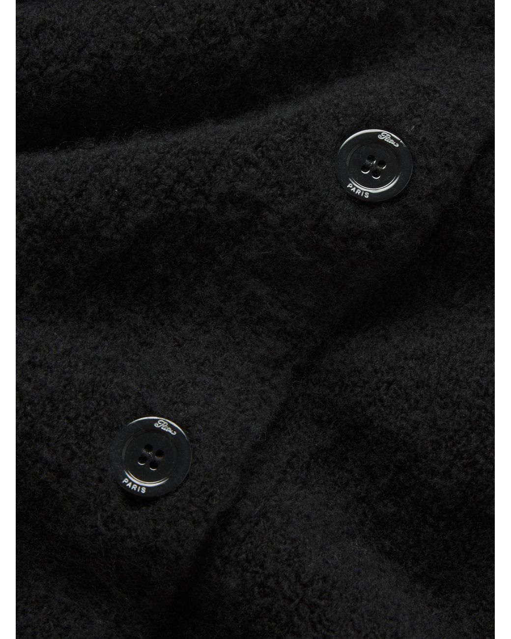 FRAME Black Ritz Mixed Stitch Sweater