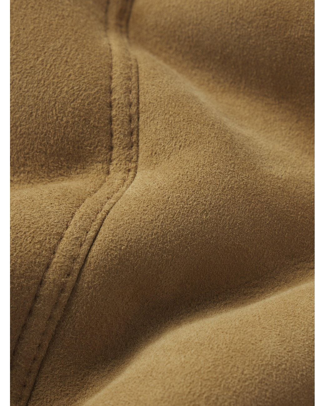 FRAME Natural The Equestrian Shearling Jacket