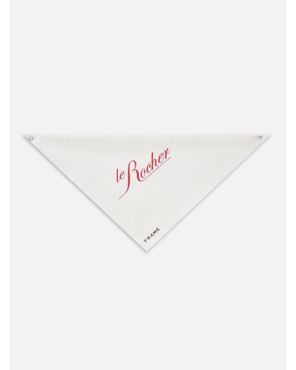 FRAME White Le Rocher Pet Bandana