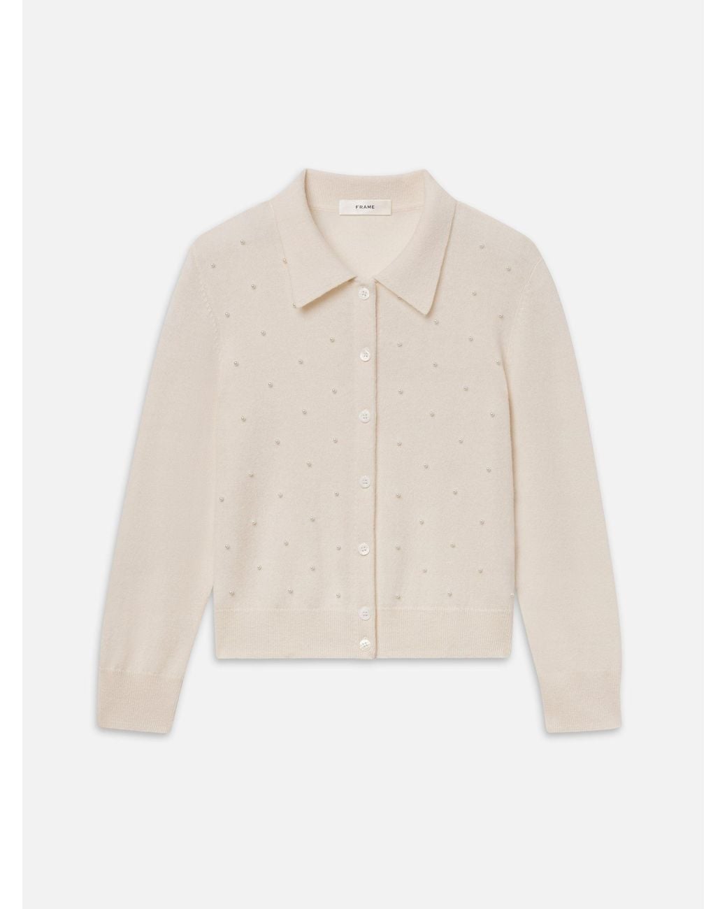FRAME White The Pearl Cardi