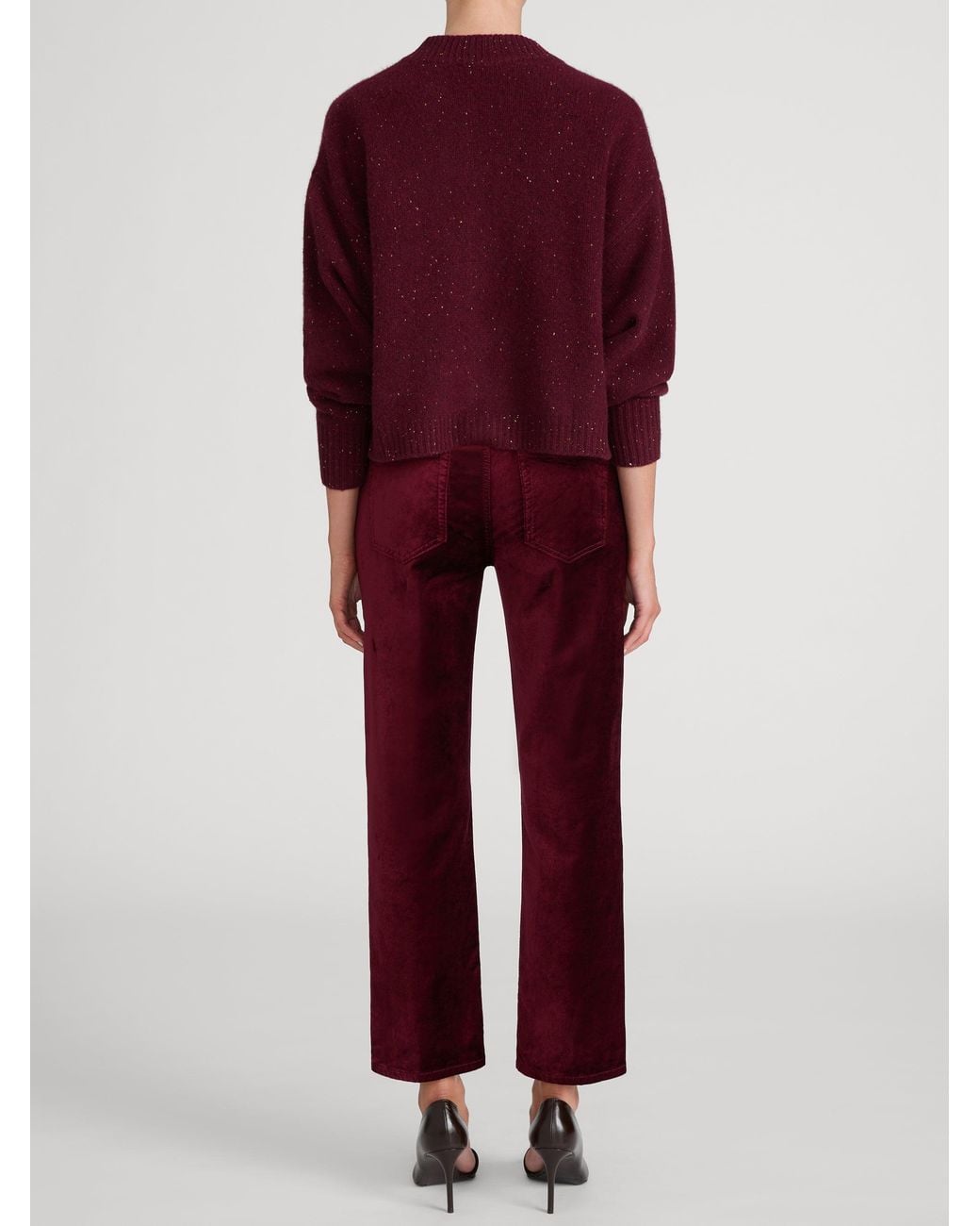 FRAME The Velvet Cigarette in Red | Lyst