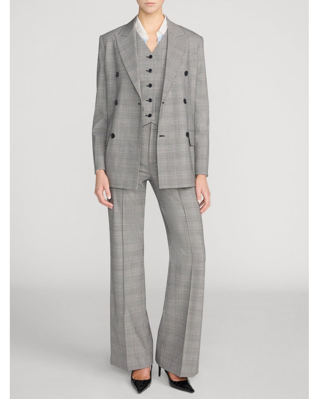 FRAME Gray The Boulevard Blazer