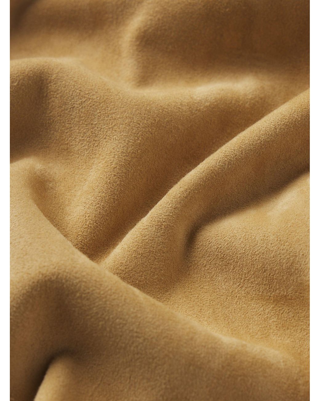 FRAME Natural The Suede Safari Skirt