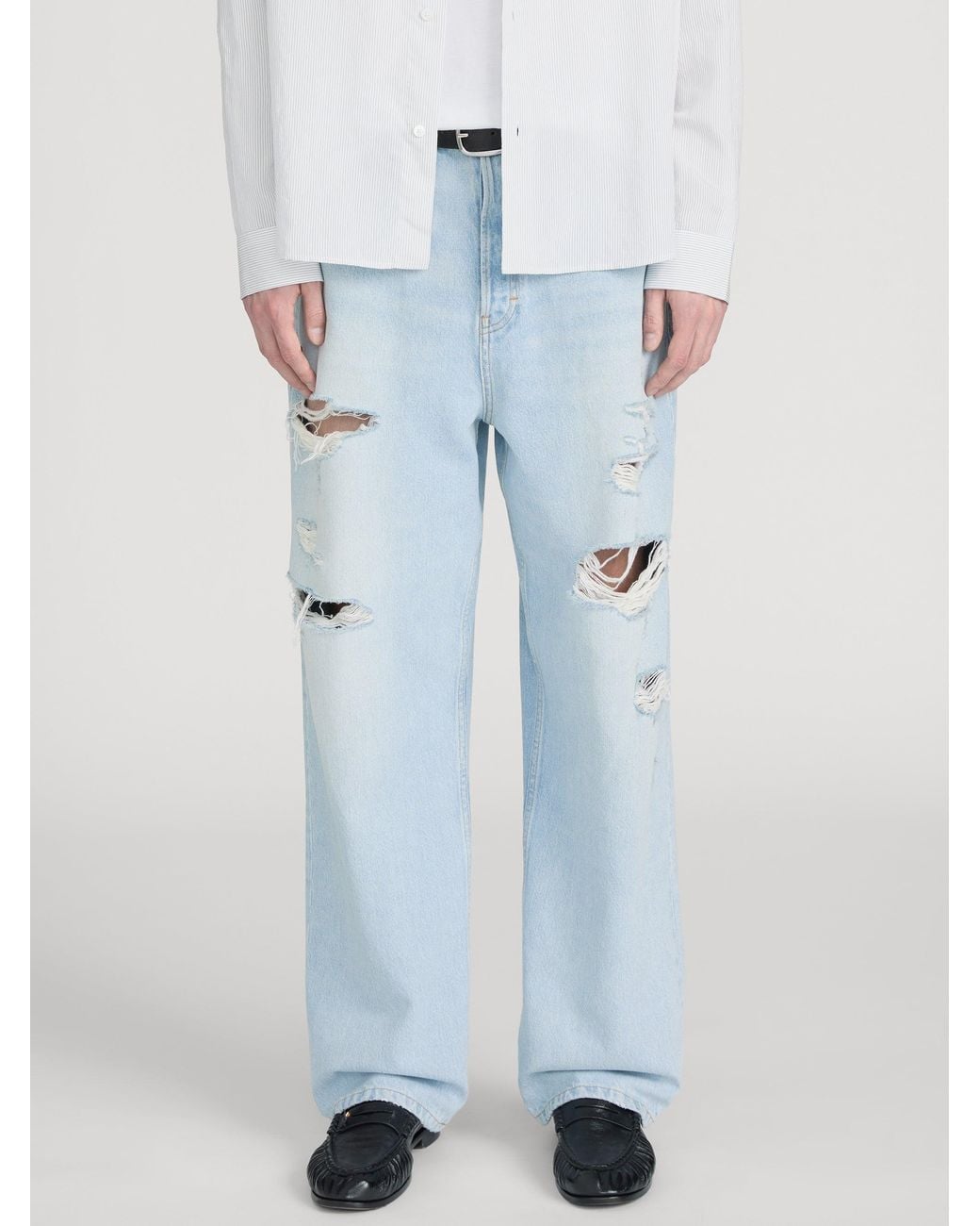 FRAME Blue Baggy Jean for men