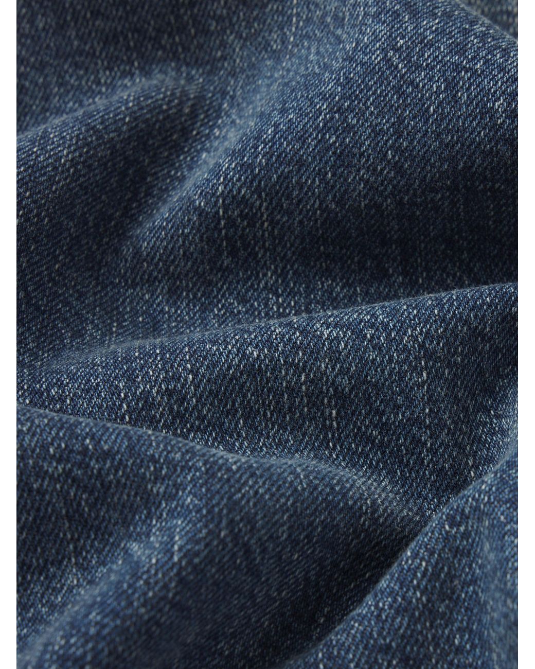 FRAME Blue Denim Zip Trucker for men