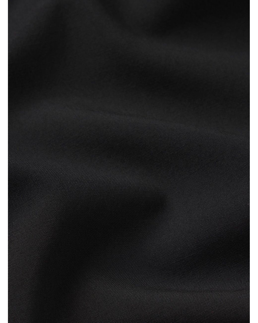 FRAME Black Wool Easy Trousers for men