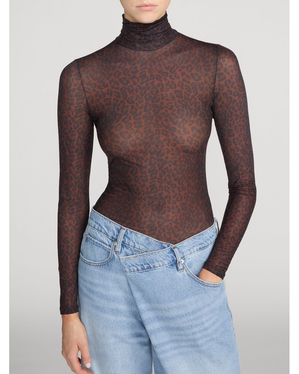 FRAME Black The Hosiery Top