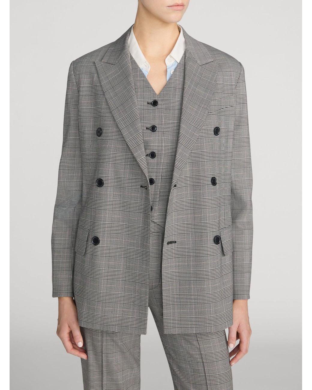 FRAME Gray The Boulevard Blazer