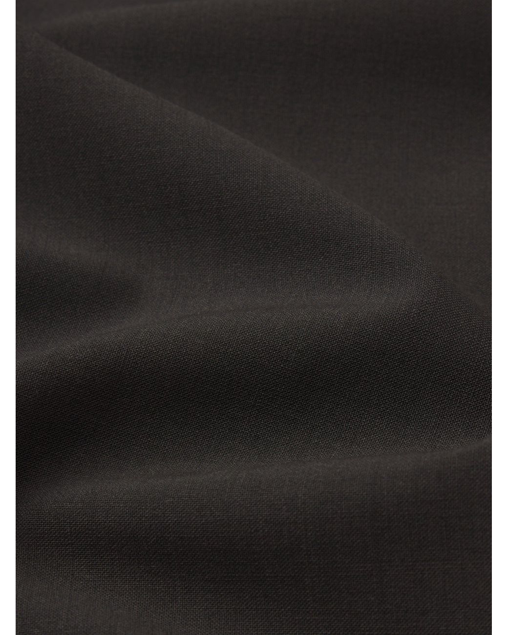 FRAME Black Wool Easy Trousers for men
