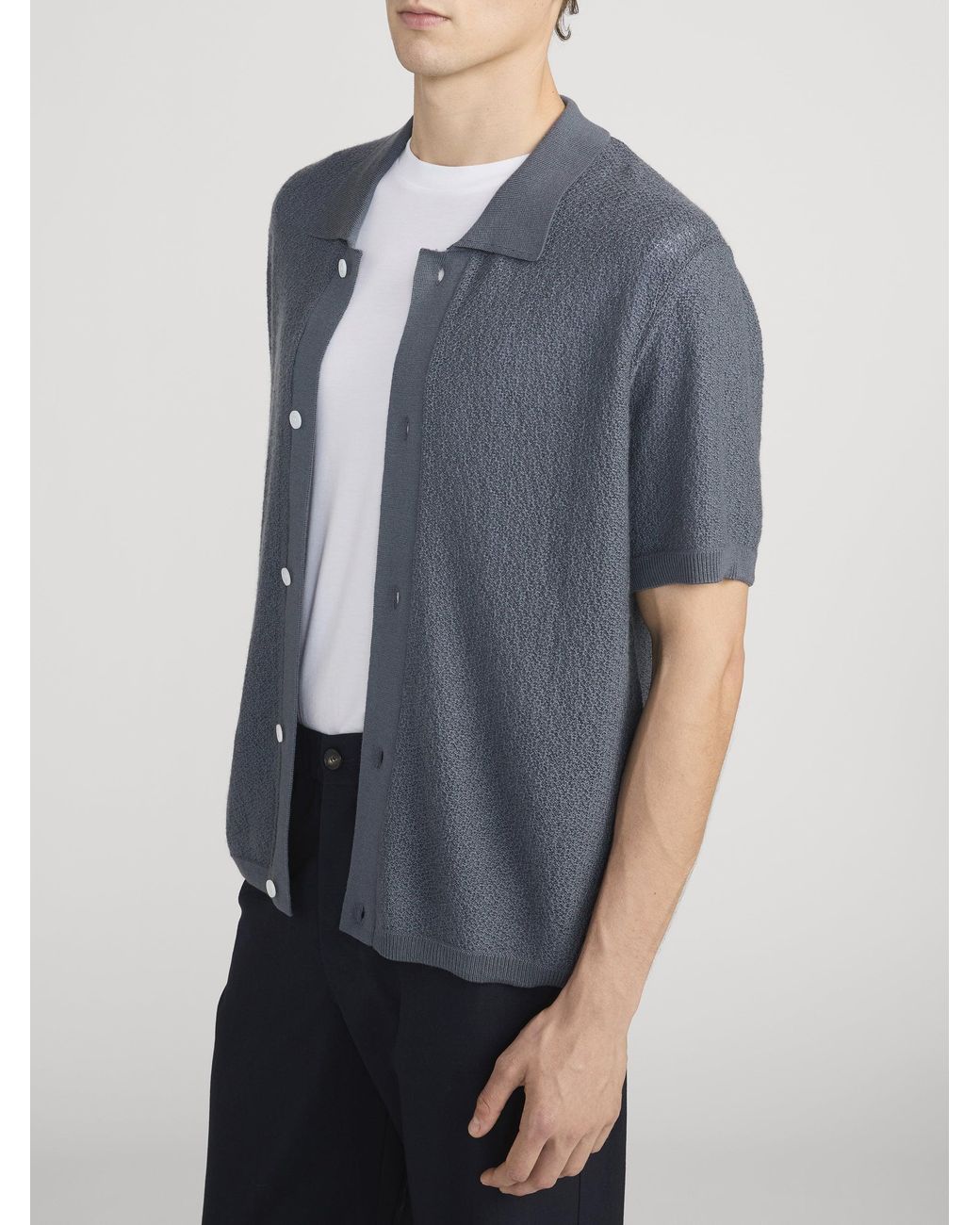FRAME Blue Cardigan Sweater for men