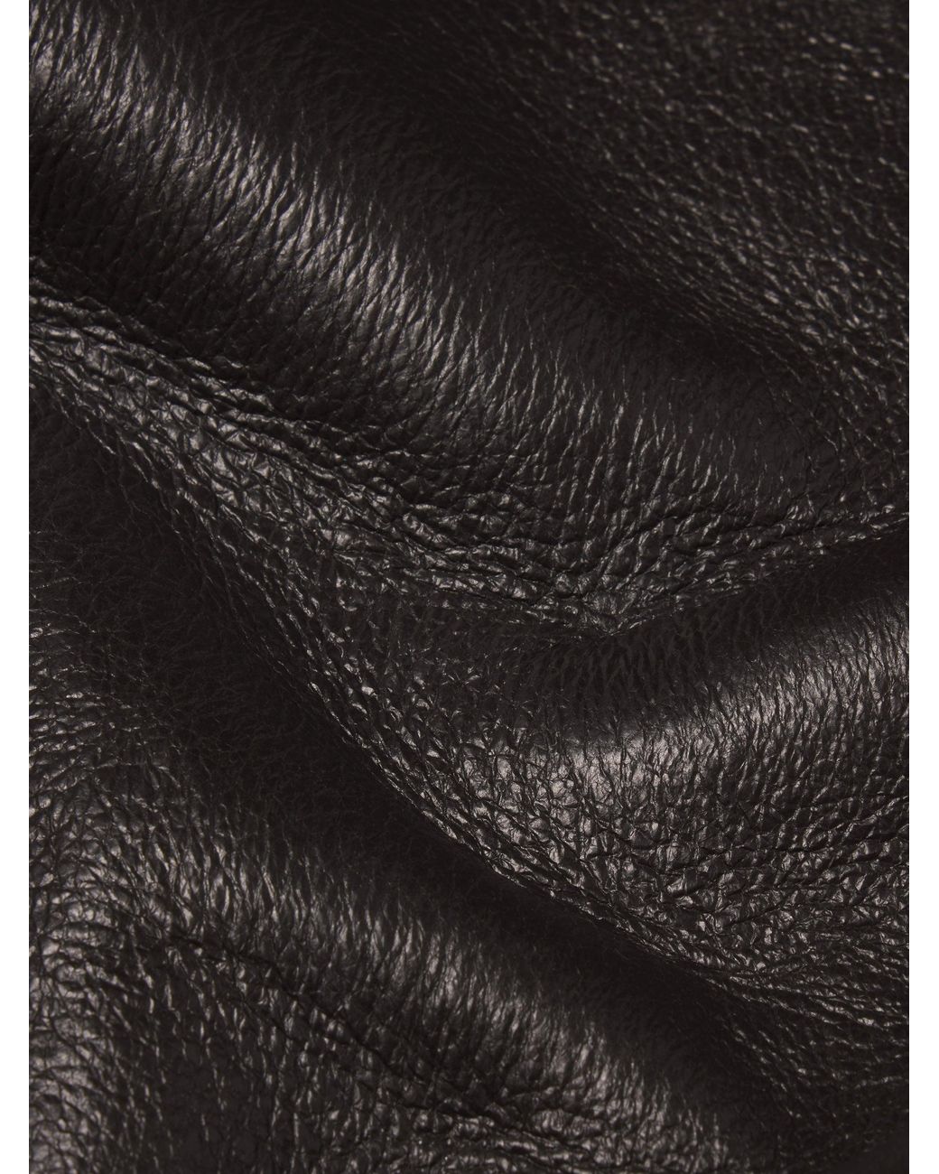 FRAME Black Shearling Bomber for men