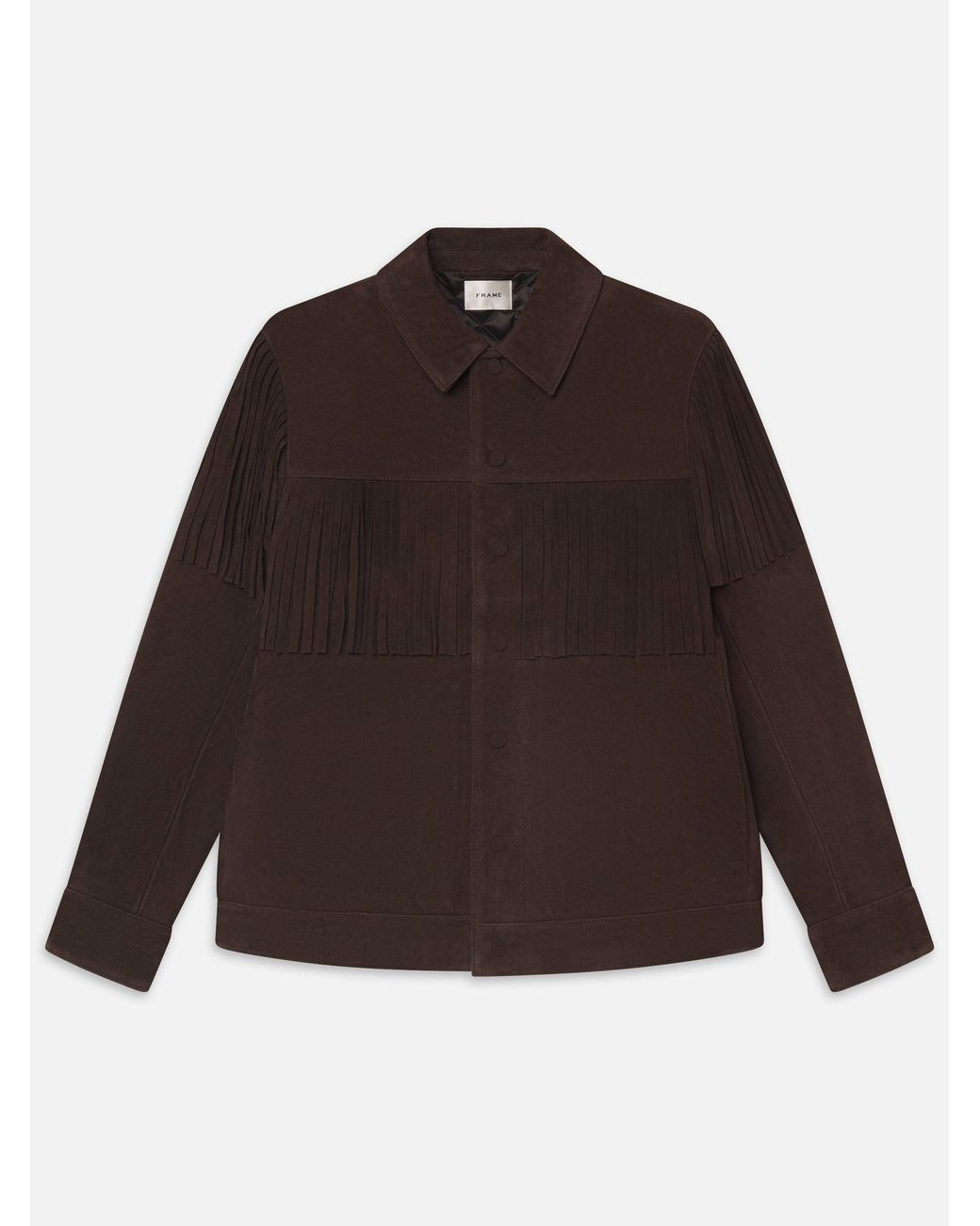 FRAME Brown The Suede Rodeo Jacket