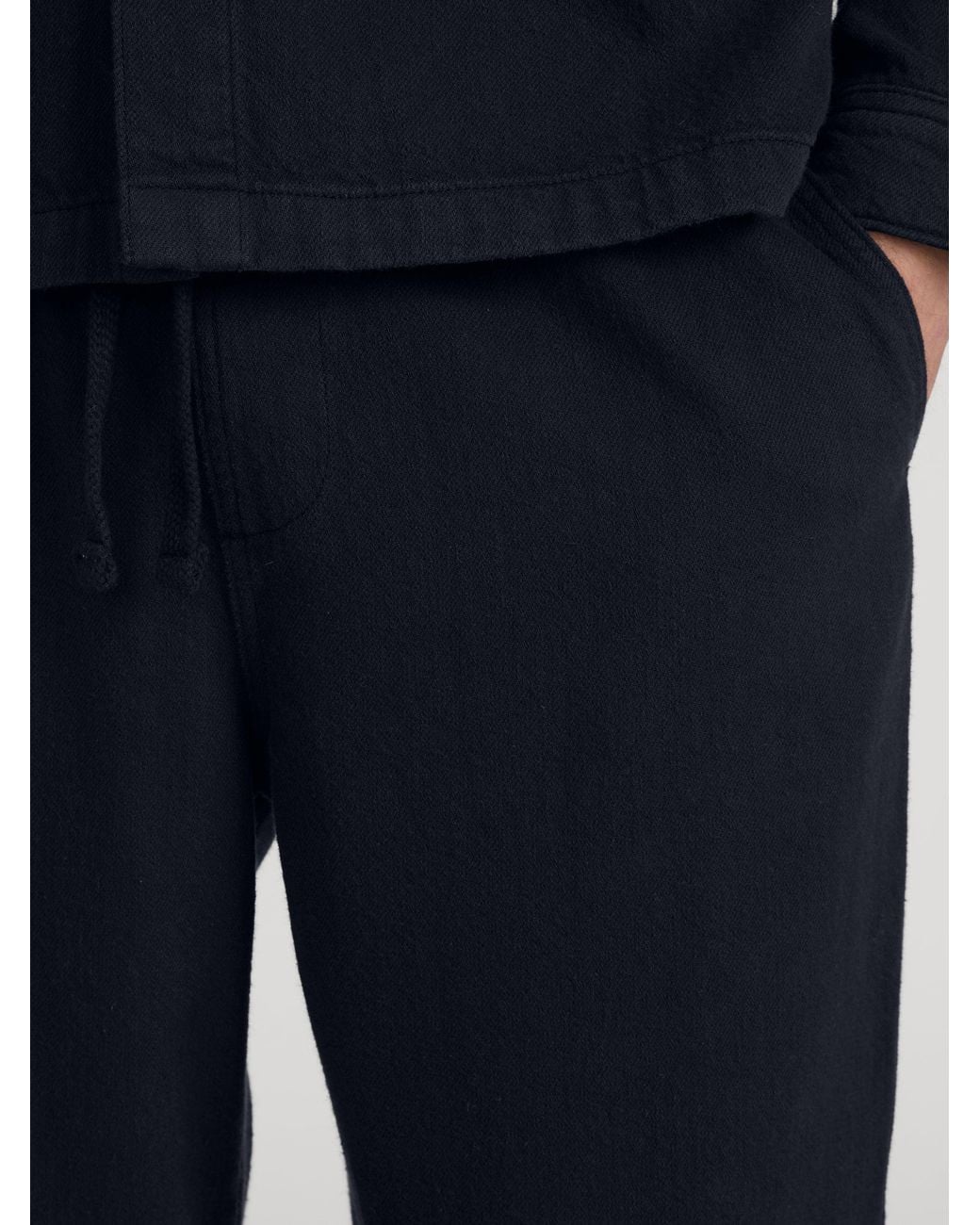 Frame Gray Texture FRAME Textured Terry Travel Pant in Blue for Men | Lyst