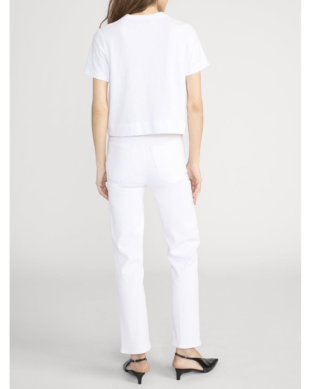 FRAME White The Boxy Tee