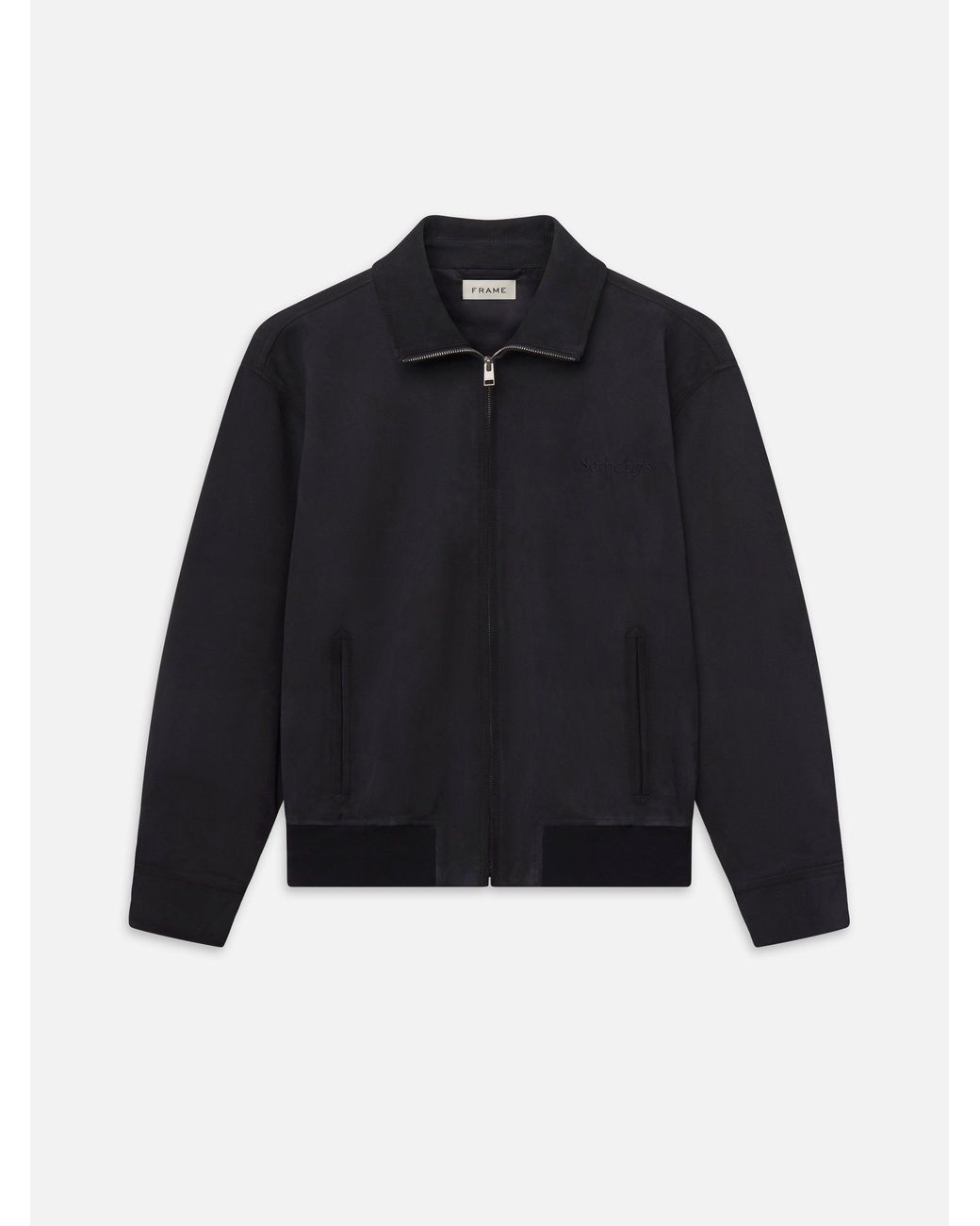FRAME Blue Sotheby's Suede Jacket for men
