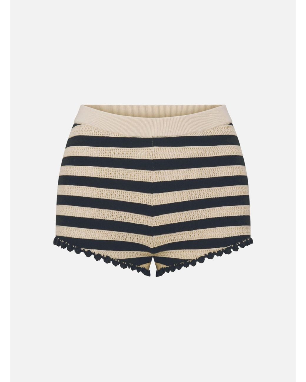FRAME White The Crochet Captain Short