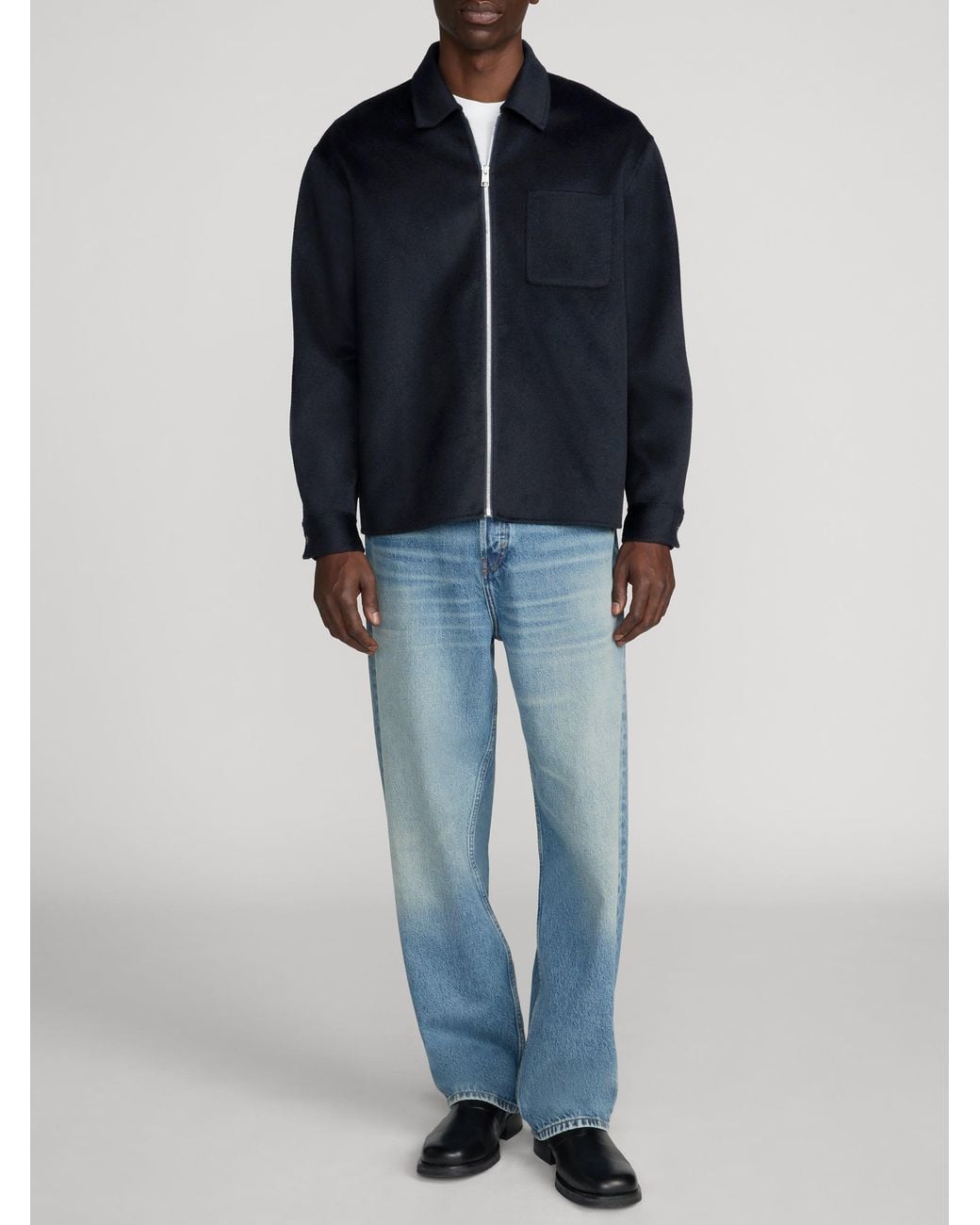 FRAME Blue Baggy Jean for men