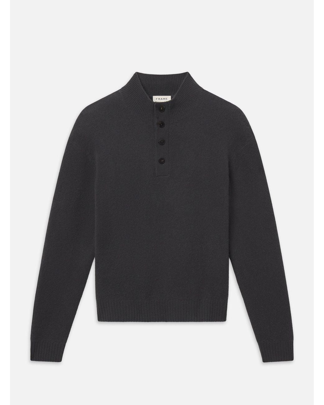 FRAME Blue Cashmere Blend Brushed Sweater for men