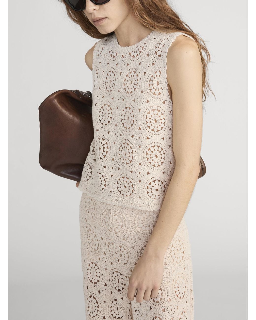 FRAME Natural The Crochet Tank