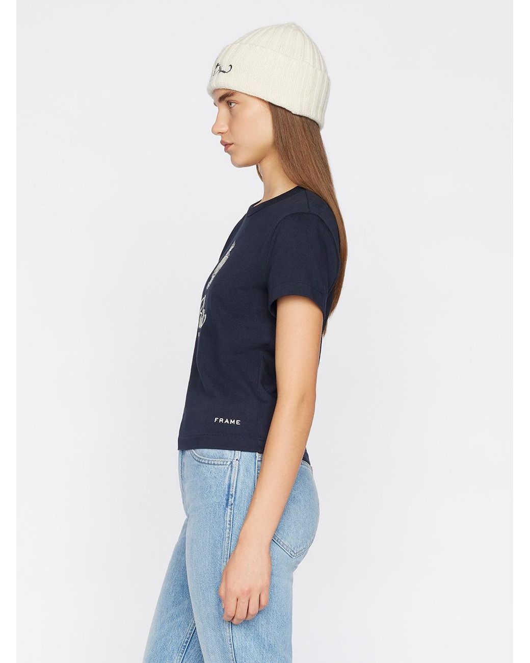 FRAME Blue Ritz Tee