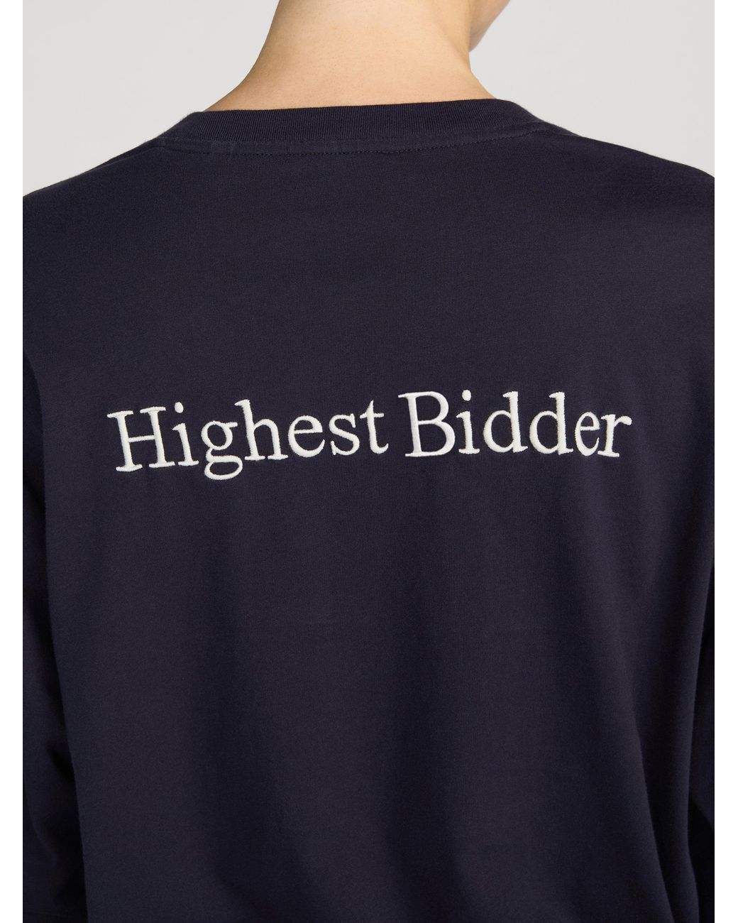 FRAME Blue Sotheby's Long Sleeve Tee for men