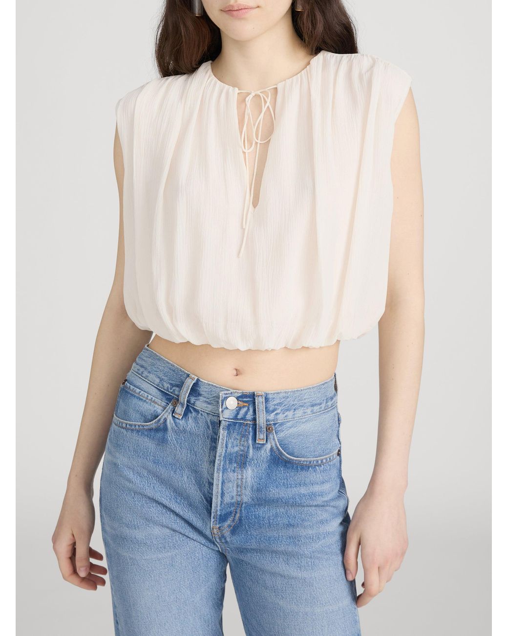 FRAME White The Wave Top