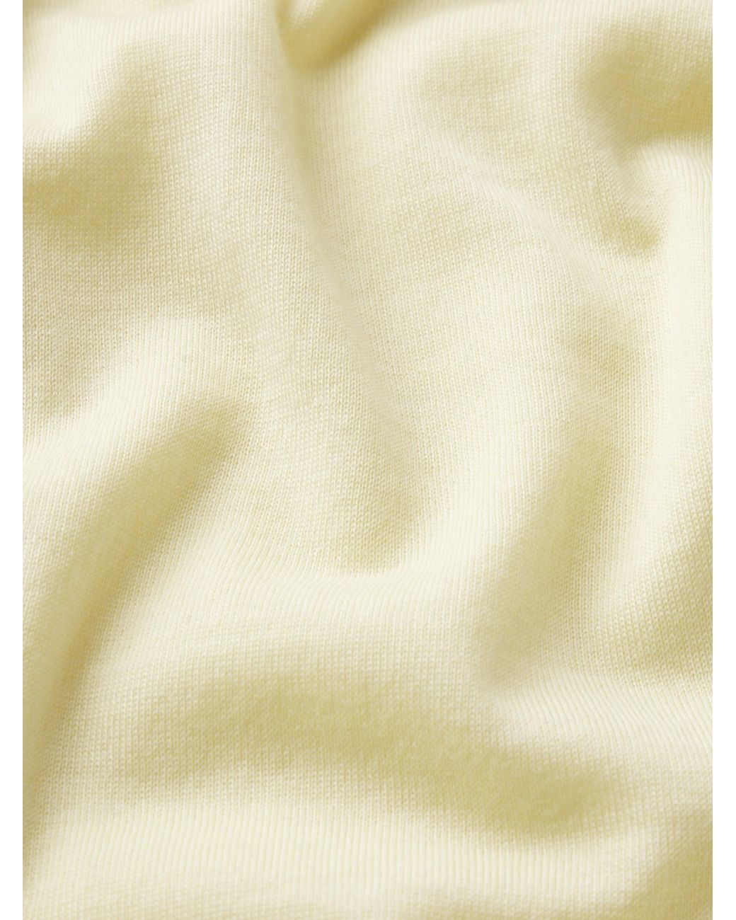FRAME Yellow Superfine Polo Sweater for men