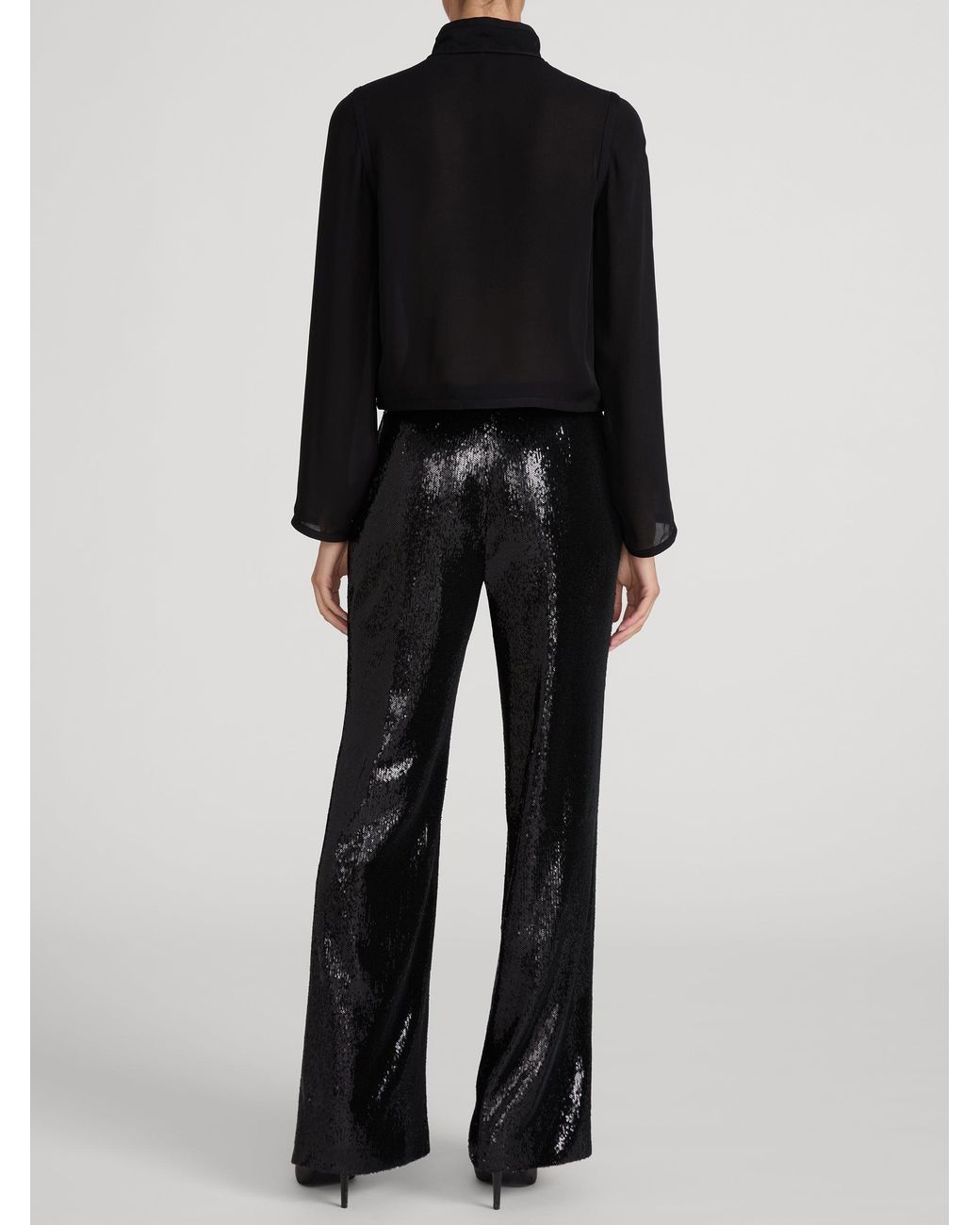 FRAME Black The Micro Sequin Pant