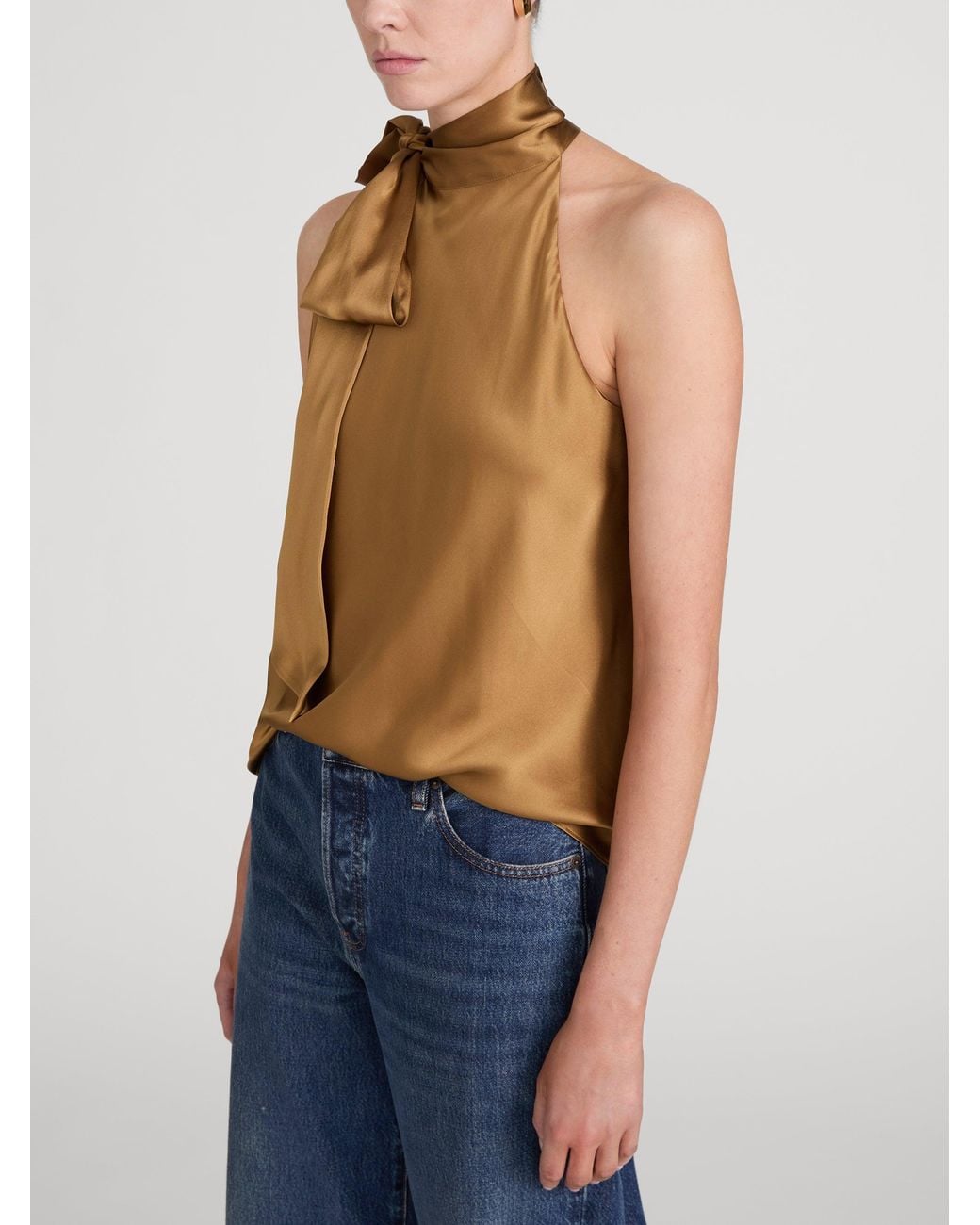 FRAME Natural The Ribbon Top