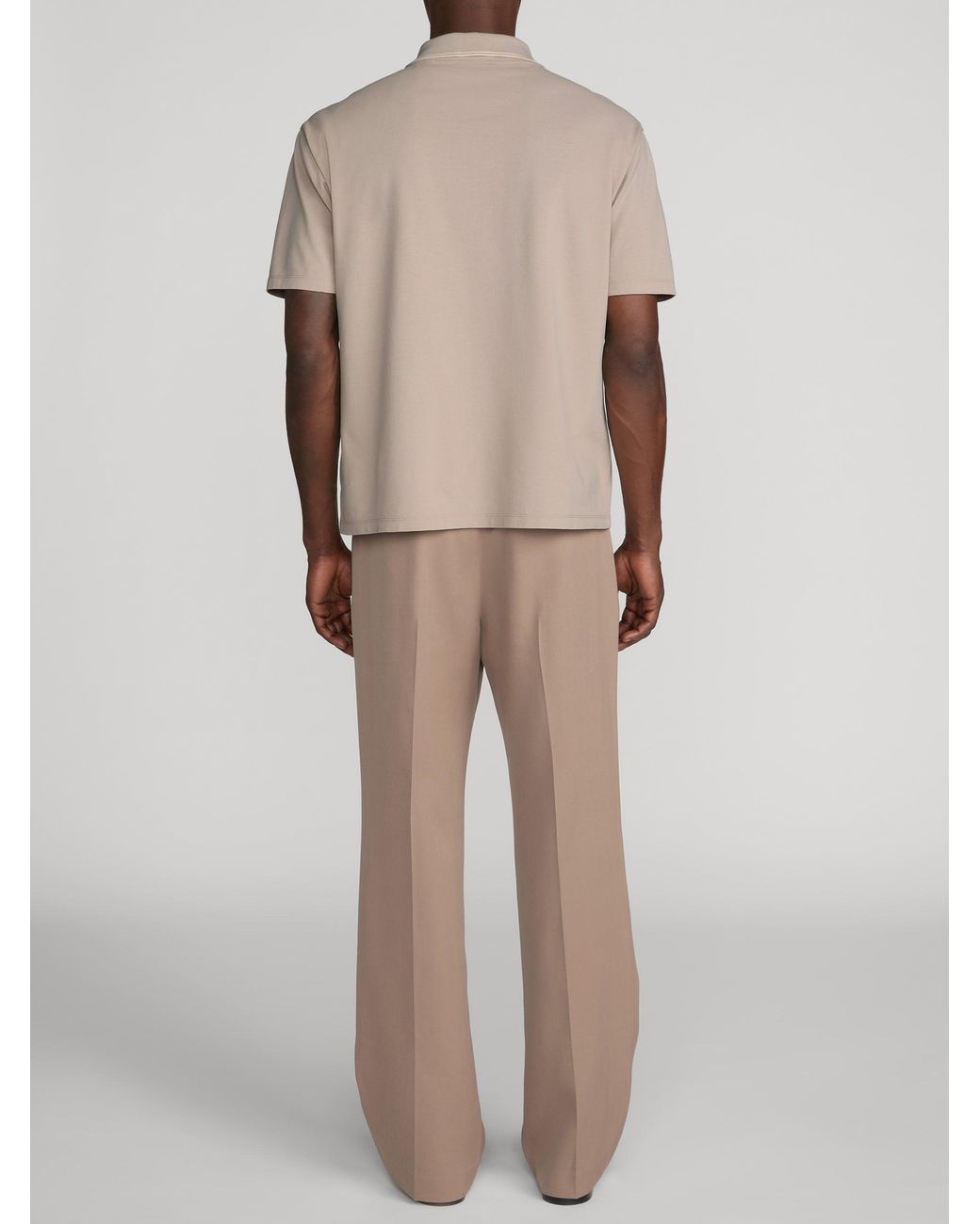 FRAME Natural Light Pique Polo for men