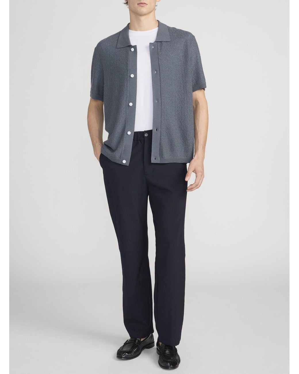 FRAME Blue Cardigan Sweater for men