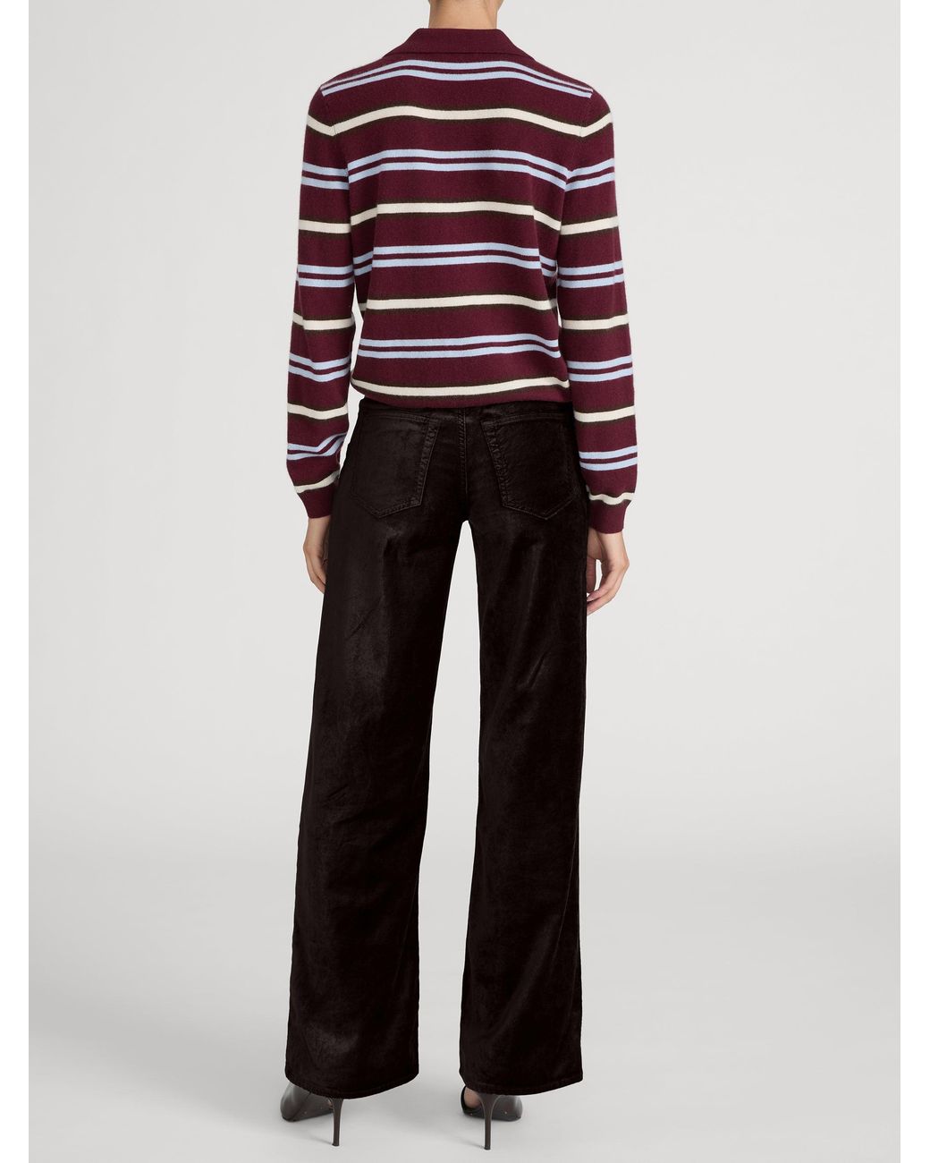 FRAME Red The Cashmere Weekender Polo
