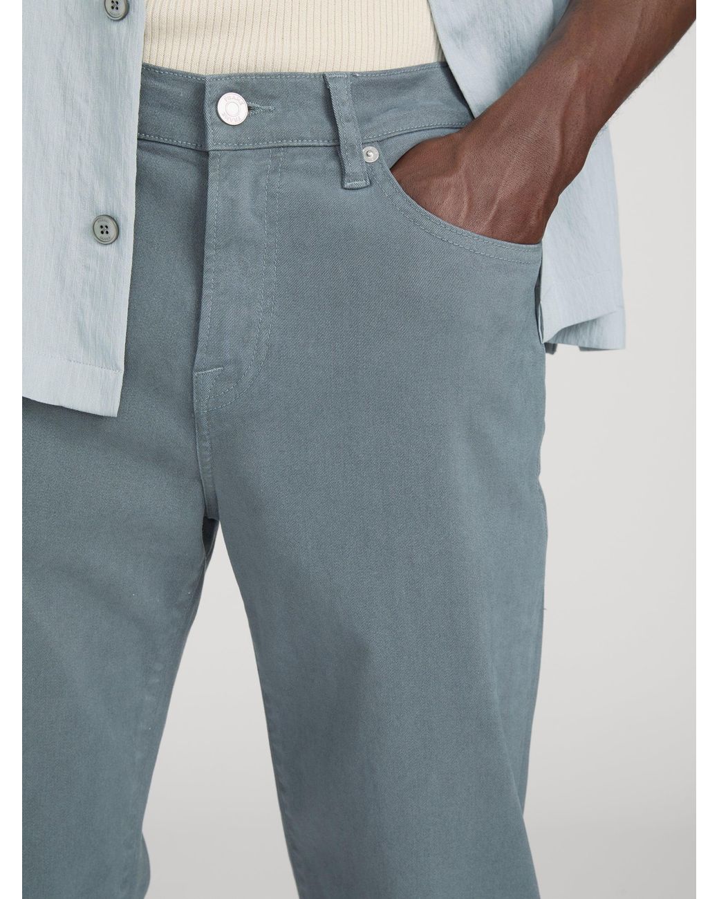 FRAME Gray L'homme Slim Brushed Twill for men