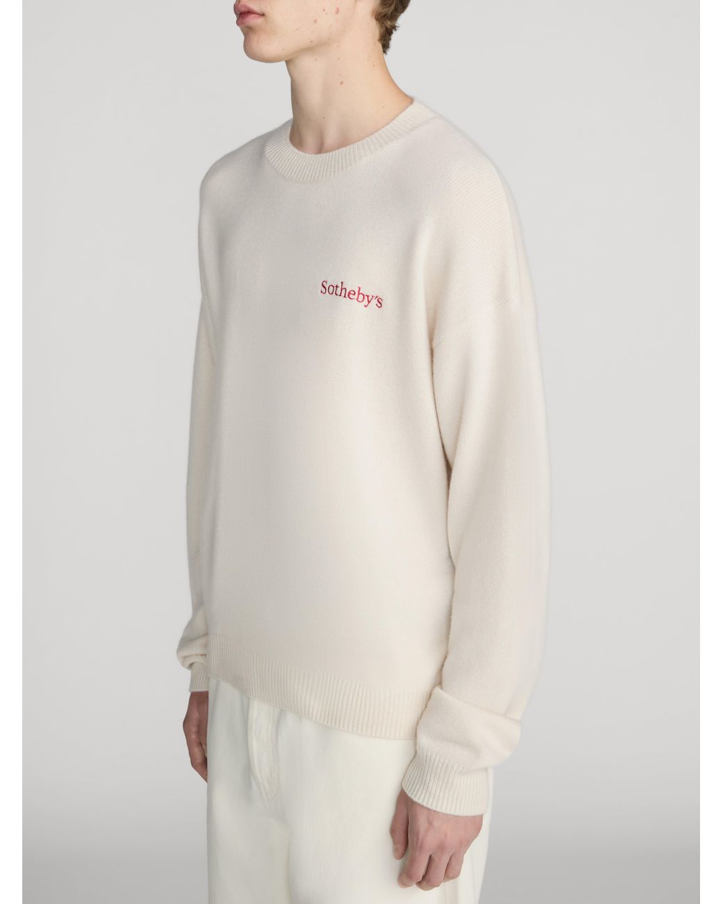 FRAME White Sotheby's Cashmere Sweater for men
