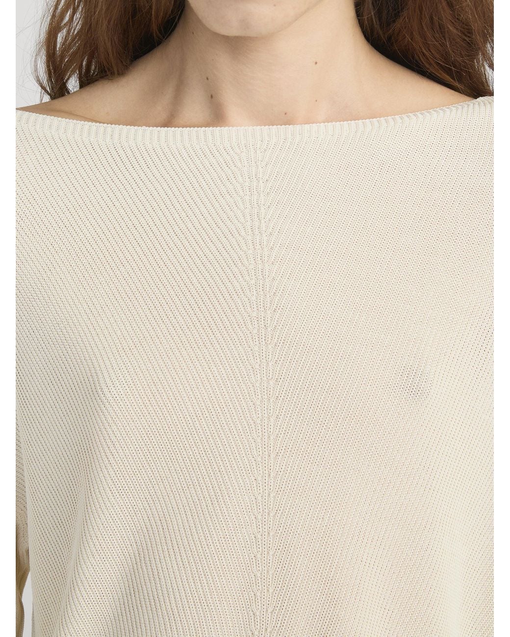 FRAME White The Drapey Sweater
